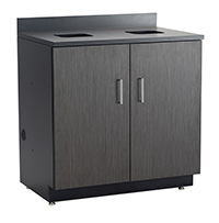 Safco 1704 Modular Waste Management Base Cabinet