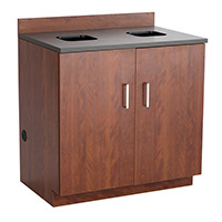 Safco 1704 Modular Waste Management Base Cabinet