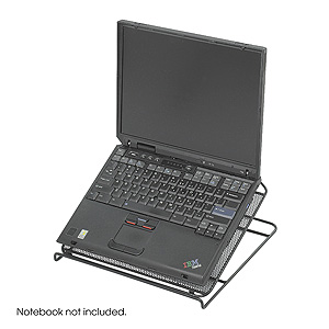 Safco Onyx™ Onyx™ Mesh Laptop Stand, 2161BL