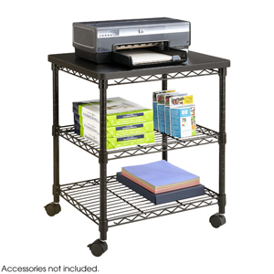 Safco Wire Printer Stand, 5207BL