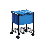 Safco Compact Mobile File Cart, 5277