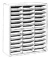 Safco 7121 Literature Organizer