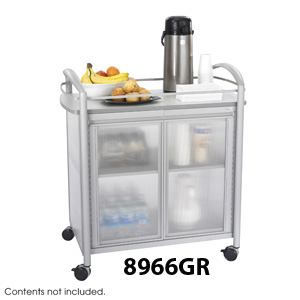 Safco Impromtu® Refreshment Cart, 8966GR