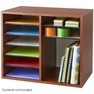 Safco 9420, Wood Adjustable Organizer