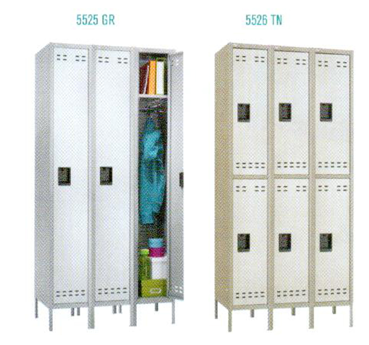 Safco Steel Lockers, 5525, 5526