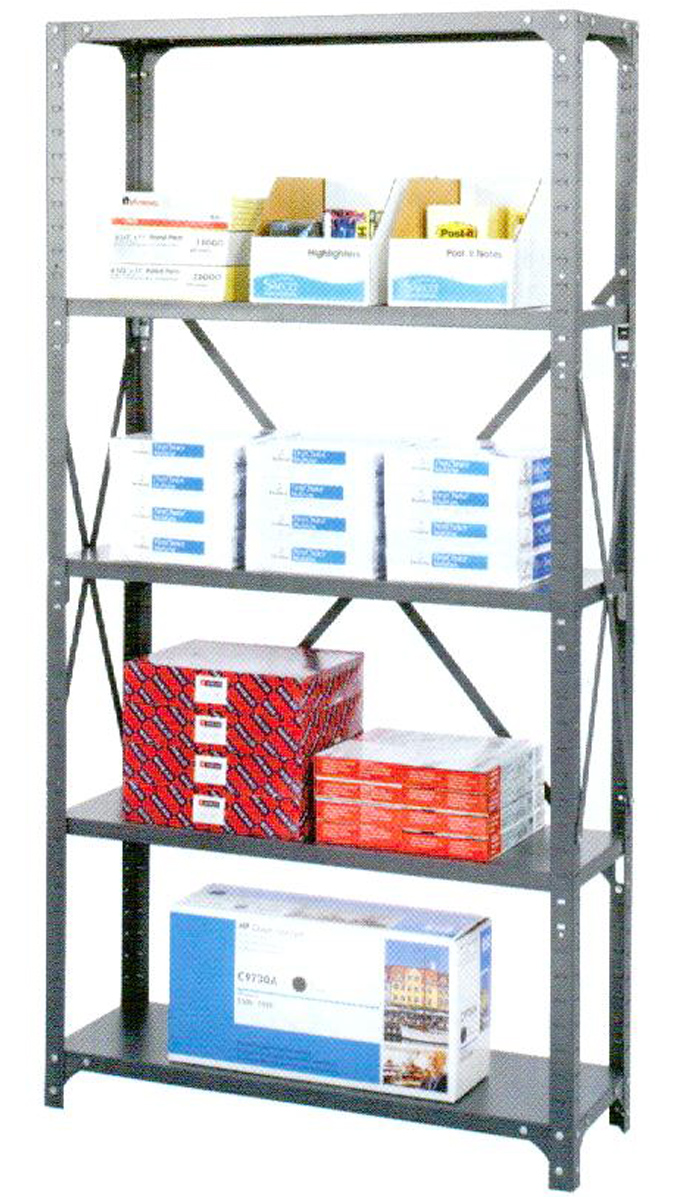 Safco Heavy-Duty Commercial Steel Shelving, 6265, 6266, 6267, 6268, 6269, 6270