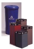 Safco Public Square Recycling Receptacles