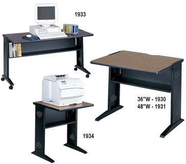 Safco Reversible Top Computer Desks, 1930, 1931, 1933, 1934