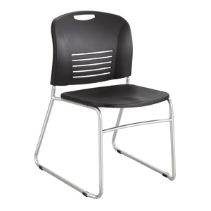 Safco Vy Stack Chair, sled base