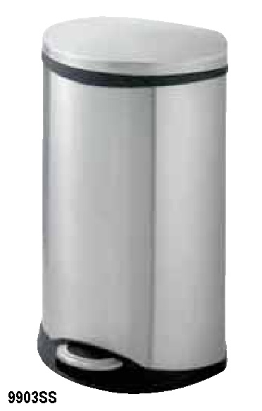 Safco 9903SS Step On waste receptacle