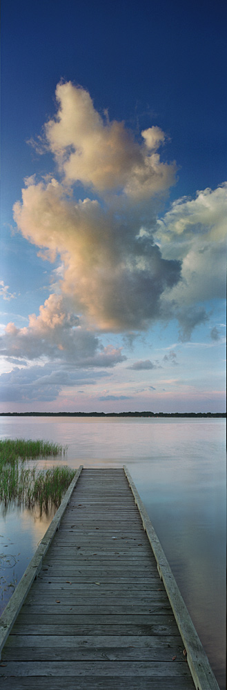 523 Dock and Clouds by Steve Vaughn