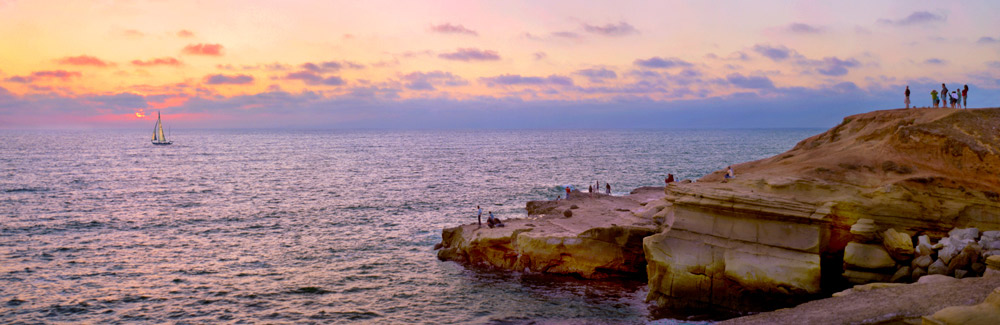C001 Sunset Cliffs, San Diego by Steve Vaughn