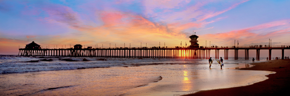 C002 The Huntington Beach Pier by Steve Vaughn