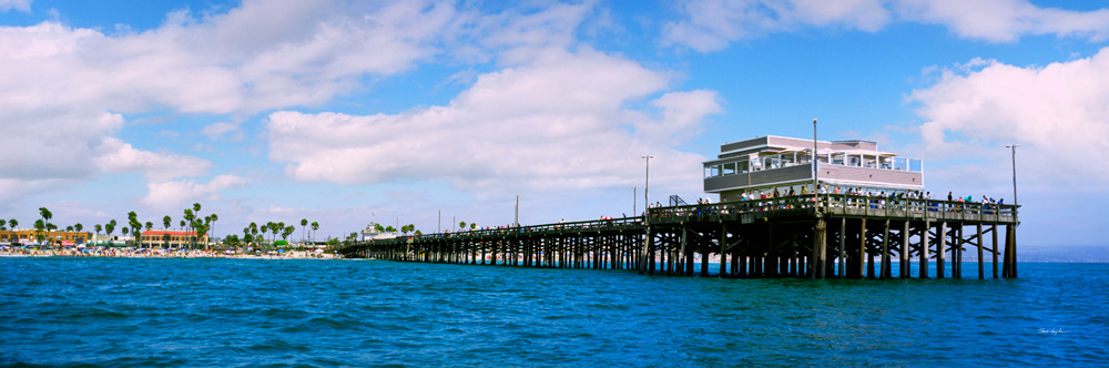C028 The Newport Beach Pier by Steve Vaughn